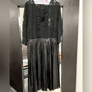 Black one piece dress